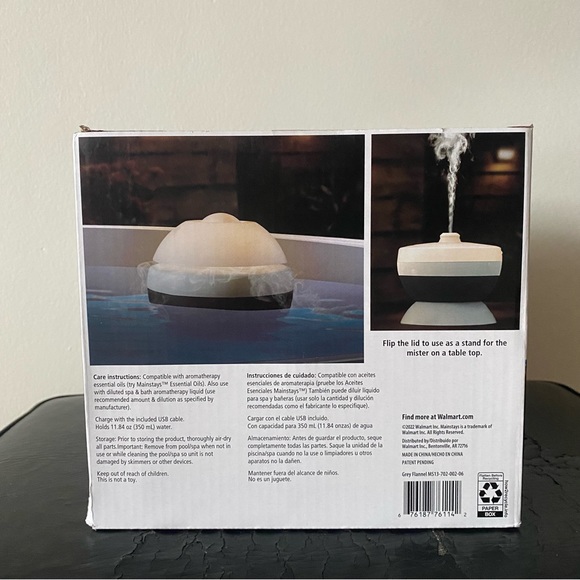NIB Mainstays Pool & Spa Aroma Floating Essential Oil Diffuser - Picture 5 of 14